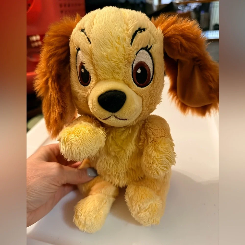 Disney Plush Dog Toy - Lady & The Tramp - Picture 1 of 2